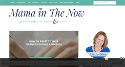 Desktop Screenshot of mamainthenow.com