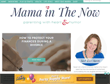 Tablet Screenshot of mamainthenow.com